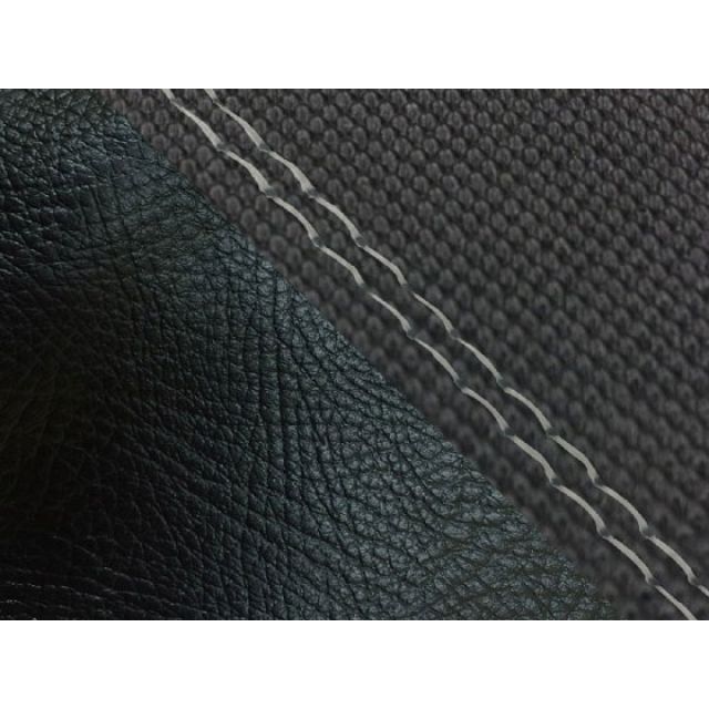 グロンドマン MT-09/FZ-09 MT-09/FZ-09 国産シートカバー スベラーヌ黒＆黒 タイプ 張替 仕様 透明ダブルステッチ Grond…