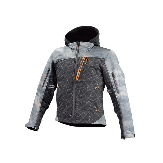 コミネ JK-590 プロテクトソフトシェルウインターパーカ（スモーク/ブラック） サイズ WS KOMINE バイク 15,643円