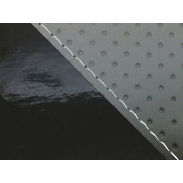 グロンドマン YZF-R1 YZF-R1シングル（フロント側） 国産シートカバー エンボス灰＆エナメル黒 タイプ 張替 仕様 透明ステッチ Gron…の通販は 7,672円