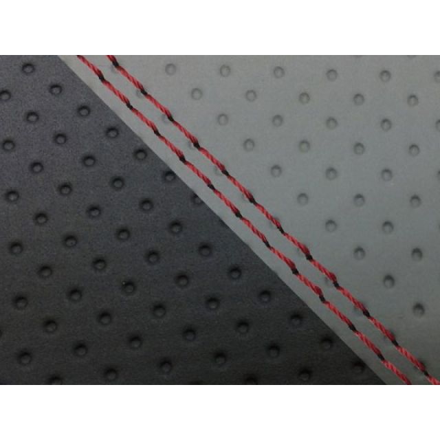 グロンドマン YZF-R1 YZF-R1シングル（フロント側） 国産シートカバー エンボス灰＆エンボス黒 タイプ 張替 仕様 赤ダブルステッチ Gr…の通販は 8,153円