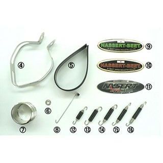 ビートジャパン 汎用 NASSERT-BEET 楕円エンブレム（グリーン） BEET