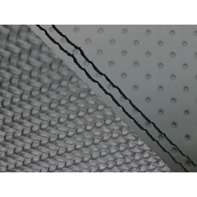 グロンドマン YZF-R1 YZF-R1シングル（フロント側） 国産シートカバー エンボス灰＆カーボン黒 タイプ 張替 仕様 黒ダブルステッチ Gr…の通販は 8,153円