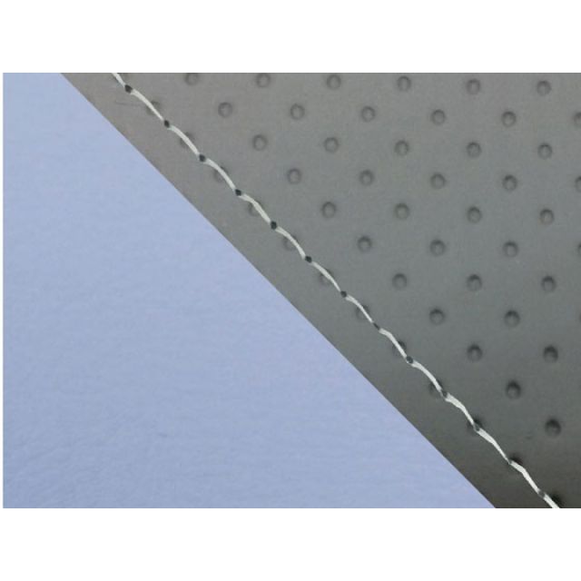 グロンドマン YZF-R1 YZF-R1シングル（フロント側） 国産シートカバー エンボス灰＆ライト青 タイプ 張替 仕様 透明ステッチ Grond…の通販は 7,672円