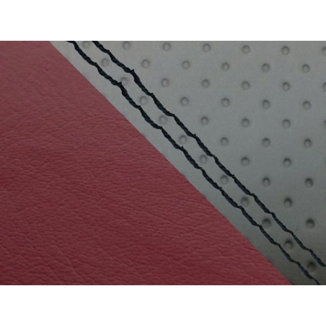 グロンドマン YZF-R1 YZF-R1シングル（フロント側） 国産シートカバー エンボス灰＆ワインレッド タイプ 張替 仕様 黒ダブルステッチ G…の通販は 8,153円