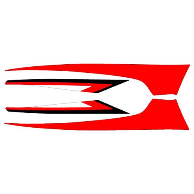 【メーカー直送】エムディーエフ マジェスティS マジェスティS（13-17） グラフィックキット ストロボモデル レッドタイプ タイプ アンダーカバ…の通販は 7,288円