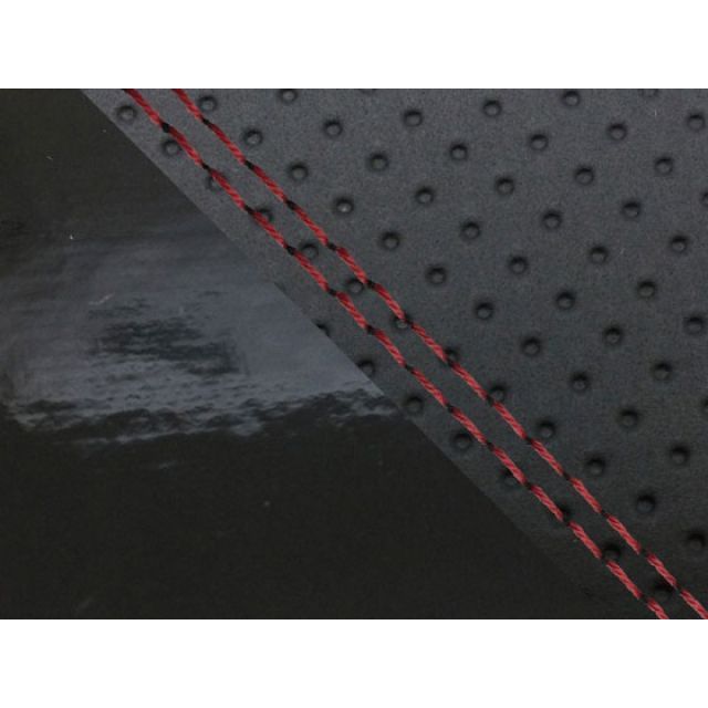 グロンドマン YZF-R1 YZF-R1シングル（フロント側） 国産シートカバー エンボス黒＆エナメル黒 タイプ 張替 仕様 赤ダブルステッチ Gr…の通販は 6,685円