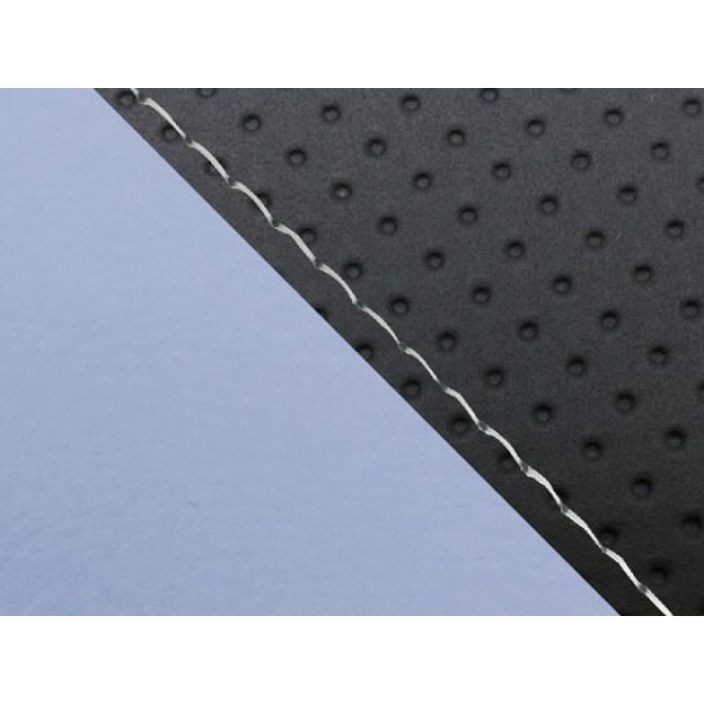 グロンドマン YZF-R1 YZF-R1シングル（フロント側） 国産シートカバー エンボス黒＆ライト青 タイプ 張替 仕様 透明ステッチ Grond…の通販は 7,672円