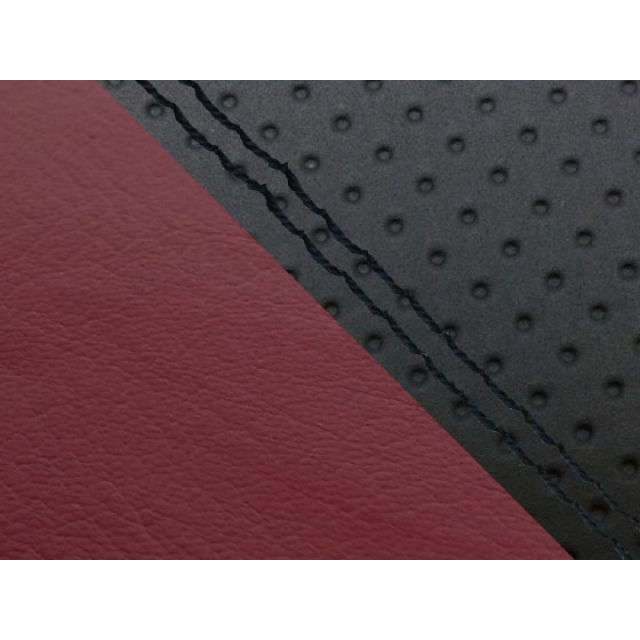 グロンドマン YZF-R1 YZF-R1シングル（フロント側） 国産シートカバー エンボス黒＆ワインレッド タイプ 張替 仕様 黒ダブルステッチ G…の通販は 8,153円