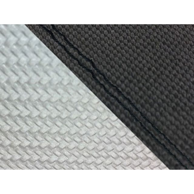 グロンドマン YZF-R1 YZF-R1シングル（フロント側） 国産シートカバー スベラーヌ黒＆カーボン銀 タイプ 張替 仕様 黒ダブルステッチ G…の通販は