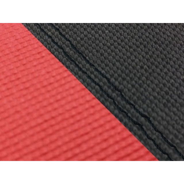 グロンドマン YZF-R1 YZF-R1シングル（フロント側） 国産シートカバー スベラーヌ黒＆スベラーヌレッド タイプ 張替 仕様 黒ダブルステッ…の通販は 8,153円