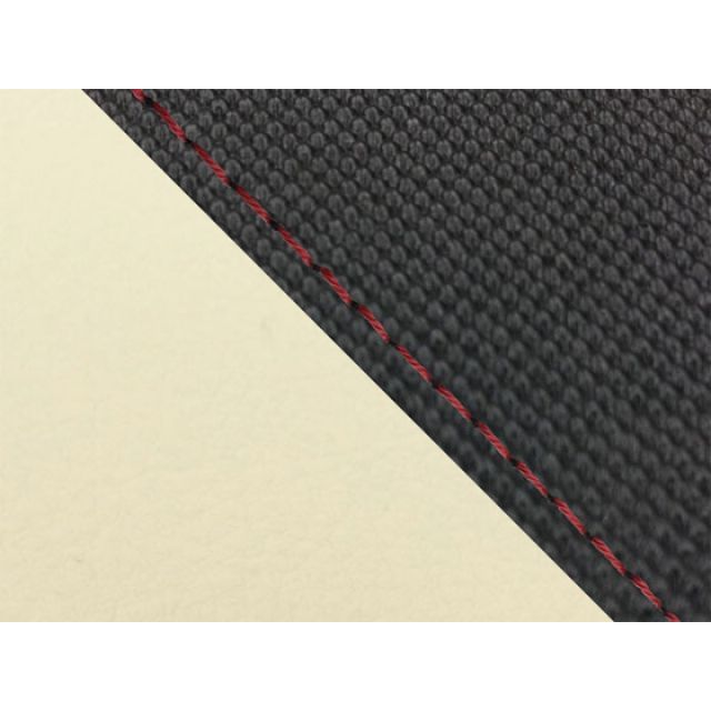 グロンドマン YZF-R1 YZF-R1シングル（フロント側） 国産シートカバー スベラーヌ黒＆ベージュ タイプ 張替 仕様 黒ダブルステッチ Gr…の通販は 8,153円