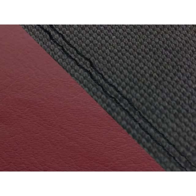 グロンドマン YZF-R1 YZF-R1シングル（フロント側） 国産シートカバー スベラーヌ黒＆ワインレッド タイプ 張替 仕様 黒ダブルステッチ …の通販は 8,153円