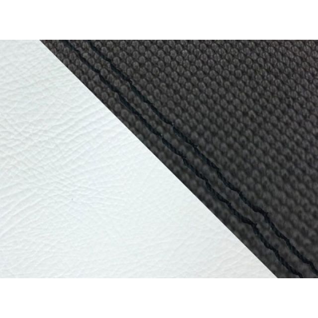 グロンドマン YZF-R1 YZF-R1シングル（フロント側） 国産シートカバー スベラーヌ黒＆白 タイプ 張替 仕様 黒ダブルステッチ Grond…の通販は 8,153円