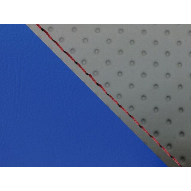 グロンドマン YZF-R1 YZF-R1ダブル（リア側） 国産シートカバー エンボス灰＆青 タイプ 張替 仕様 赤ステッチ Grondement バ…の通販は 5,748円