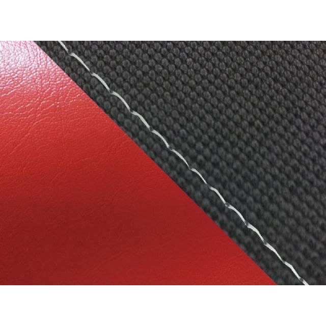 グロンドマン YZF-R1 YZF-R1ダブル（リア側） 国産シートカバー スベラーヌ黒＆赤 タイプ 張替 仕様 透明ステッチ Grondement…の通販は 5,461円