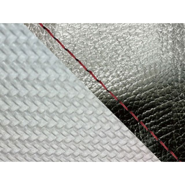 グロンドマン YZF-R1 YZF-R1ダブル（リア側） 国産シートカバー 黒＆カーボン銀 タイプ 張替 仕様 赤ステッチ Grondement バ…の通販は 5,173円