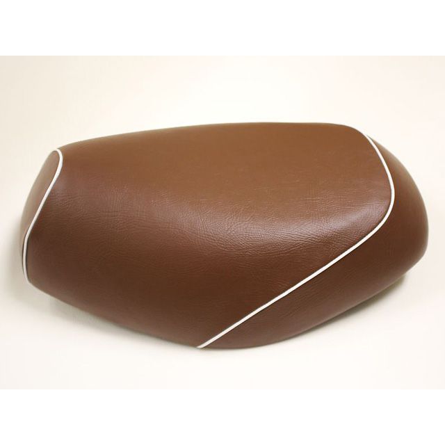 グロンドマン アプリオ アプリオ（4JP） 国産シートカバー ダークブラウン タイプ 被せ 仕様 白パイピング Grondement