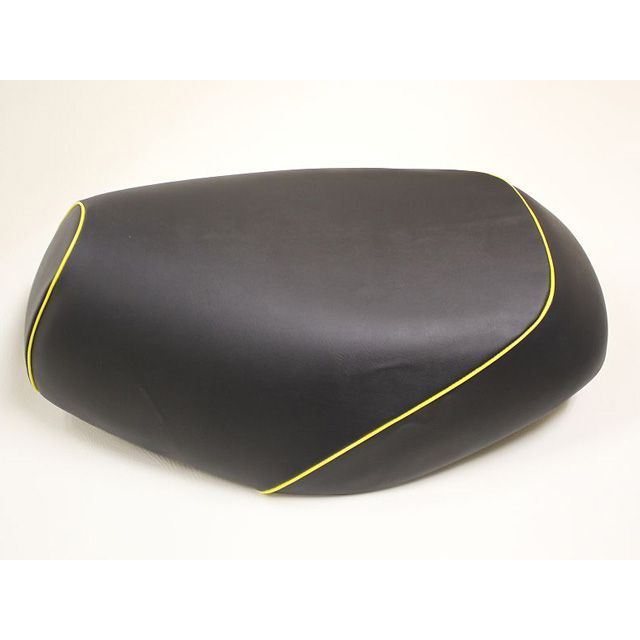 グロンドマン シグナス125 シグナス125（4TG・4KP） 国産シートカバー 黒 タイプ 張替 仕様 黄パイピング Grondement