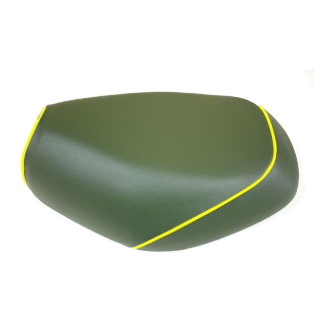 グロンドマン シグナスD シグナスD（4TG/4KP） 国産シートカバー ダークグリーン タイプ 張替 仕様 黄パイピング Grondement バ…の通販は 7,672円