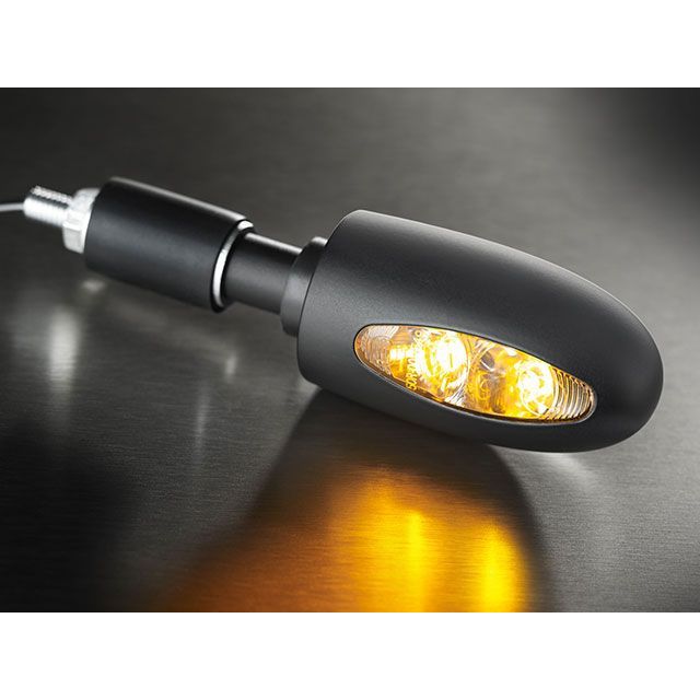 ケラーマン 汎用 ハンドルバーエンド ウインカー BL1000 LED カラー マットブラック Kellermann