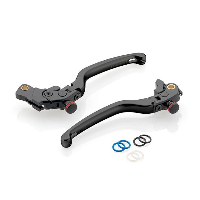 リゾマ TMAX530 SX アジャスタブル可倒式ブレーキレバー 3D フロント カラー ブラック RIZOMA