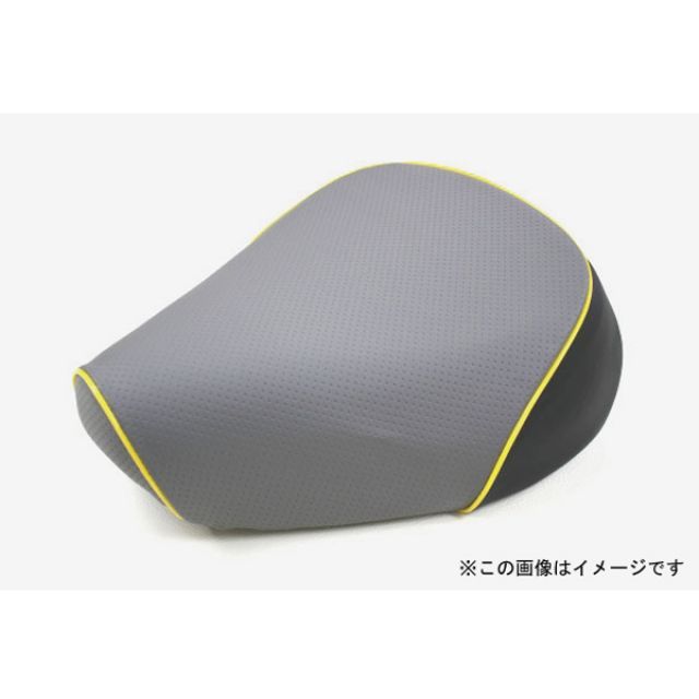 グロンドマン シグナスX シグナスX SE44J（28S）前期 国産シートカバー エンボスグレー タイプ 被せ 仕様 黄パイピング Grondeme…