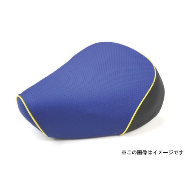 グロンドマン シグナスX シグナスX SE44J（前期） 国産シートカバー エンボスブルー タイプ 張替 仕様 黄パイピング Grondement