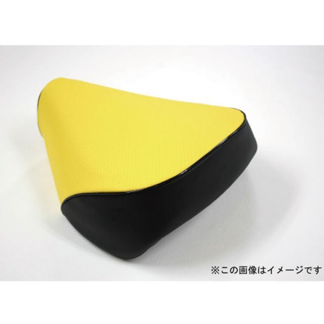 グロンドマン シグナスX シグナスX（SE12J） 国産シートカバー エンボスイエロー タイプ 被せ 仕様 黒パイピング Grondement_1