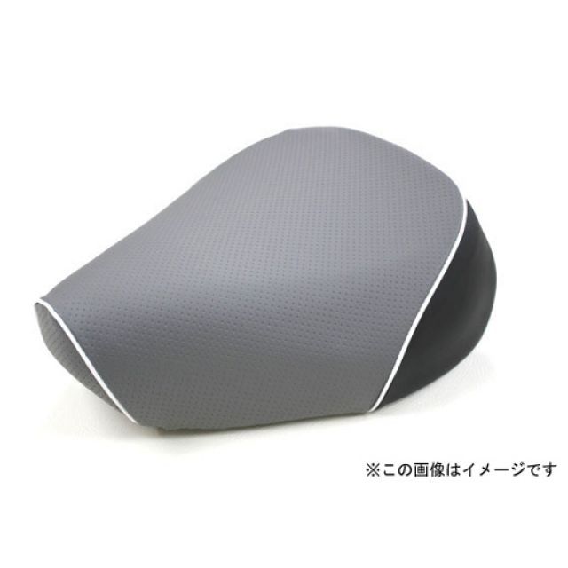 グロンドマン シグナスX シグナスX（SE12J） 国産シートカバー エンボスグレー タイプ 被せ 仕様 白パイピング Grondement