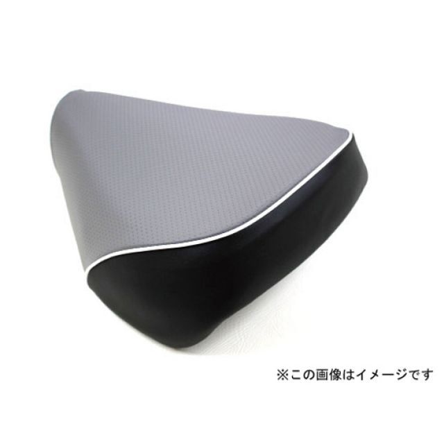 グロンドマン シグナスX シグナスX（SE12J） 国産シートカバー エンボスグレー タイプ 被せ 仕様 白パイピング Grondement_1