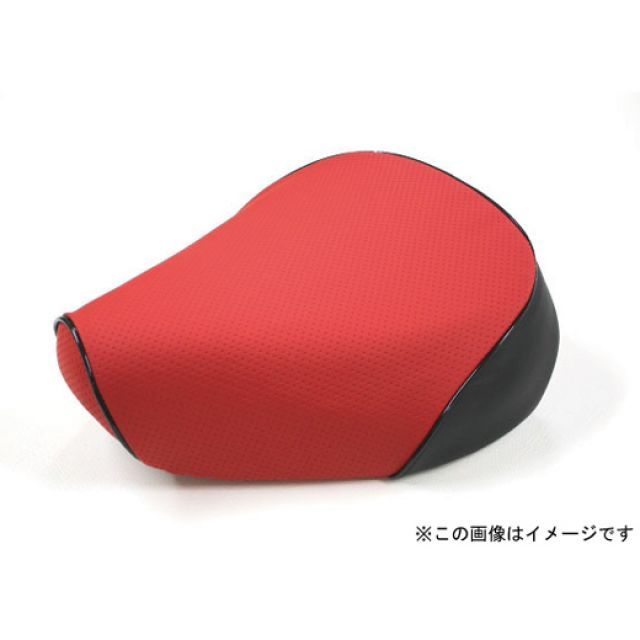 グロンドマン シグナスX シグナスX（SE12J） 国産シートカバー エンボスレッド タイプ 被せ 仕様 黒パイピング Grondement