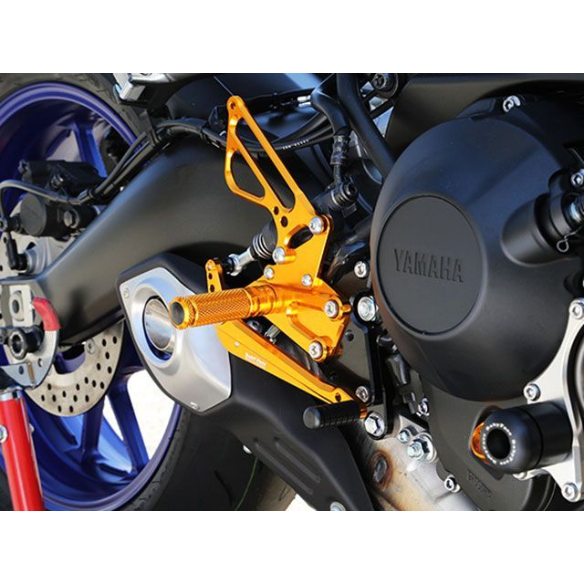 ベビーフェイス MT09/FZ09 バックステップキット カラー ゴールド BABYFACE