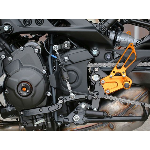 ベビーフェイス MT09/FZ09 バックステップキット カラー ゴールド BABYFACE