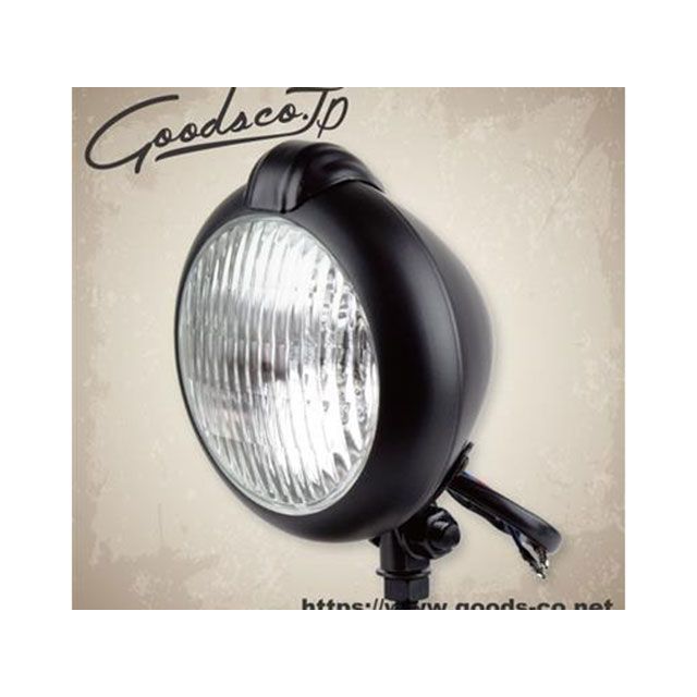 グッズ 汎用 5インチ UNITYタイプヘッドライト H4（ブラック） GOODS