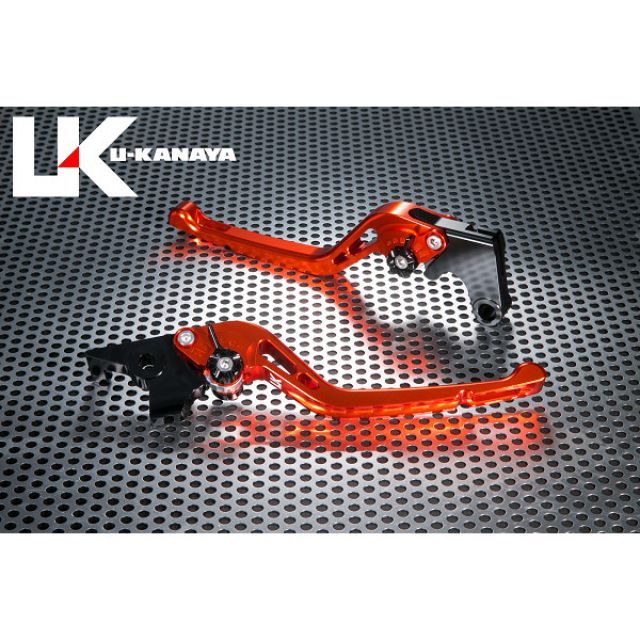 セット売り U-KANAYA ユーカナヤ アルミビレットレバー 左右セット カワサキ U