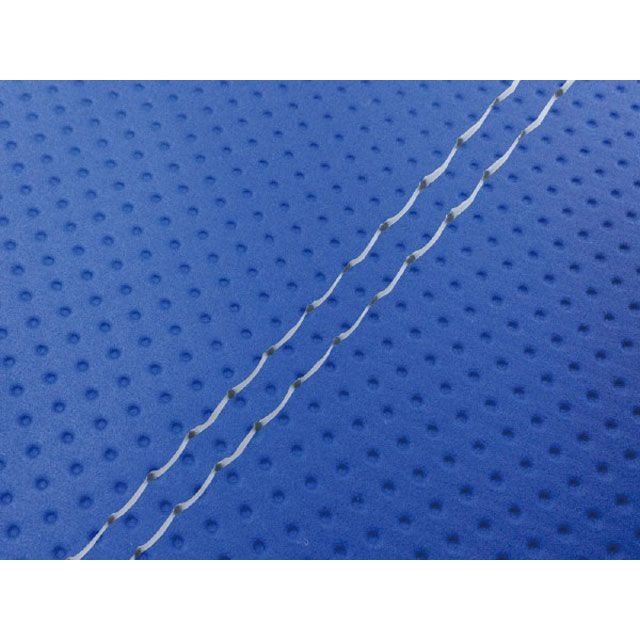 グロンドマン シグナスX シグナスX（SE12J）台湾仕様 国産シートカバー フルエンボスブルー タイプ 張替 仕様 透明ダブルステッチ Grond…