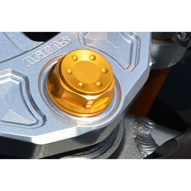 アグラス GSX-R1000 YZF-R6 センターナット カラー レッド AGRAS バイクの通販は 5,201円