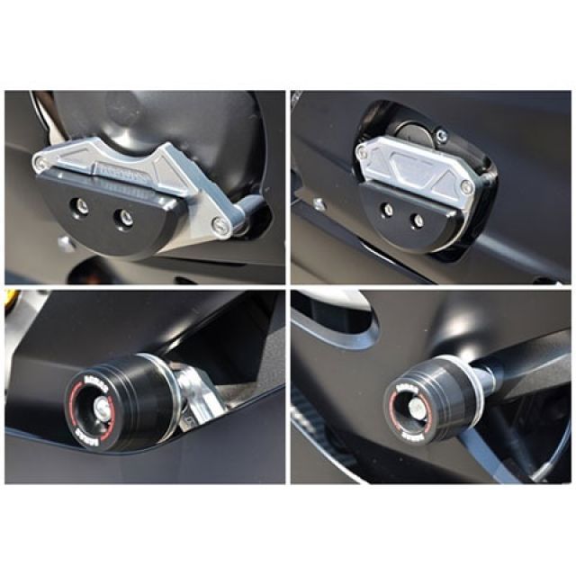 アグラス YZF-R6 レーシングスライダー 4点セット ジュラコンカラー ホワイト タイプ ロゴ無 AGRAS