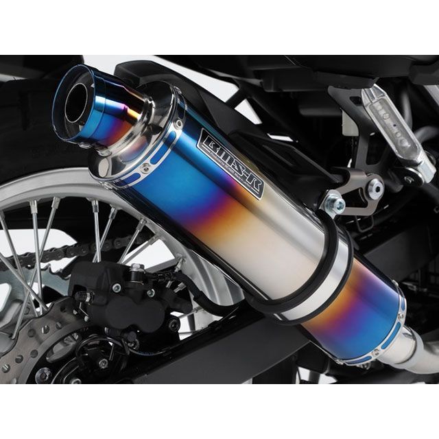 BMS VERSYS-X 250/TOURER R-EVO スリップオンマフラー ヒートチタン 政府認証 BMS RACING FACTORY バイクの通販は 62,579円