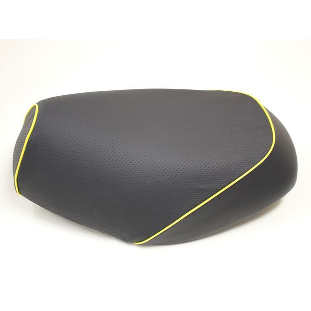 グロンドマン 新型ビーノ 新型ビーノ 国産シートカバー エンボス黒 タイプ 張替 仕様 黄パイピング Grondement バイクの通販は 5,748円