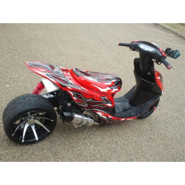 Mデザイン ライブDIO-ZX ライブDIO FRPリアウイング M-DESIGN バイク