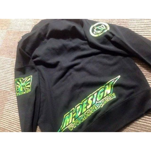 Mデザイン M-DESIGN パーカー（迷彩緑×黒） サイズ L M-DESIGN Mデザイン M-DESIGN パーカー（迷彩緑×黒） サイズ L M-DESIGN バイク
