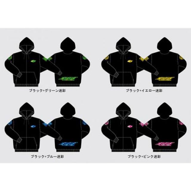 Mデザイン M-DESIGN パーカー（迷彩青×黒） サイズ XL M-DESIGN