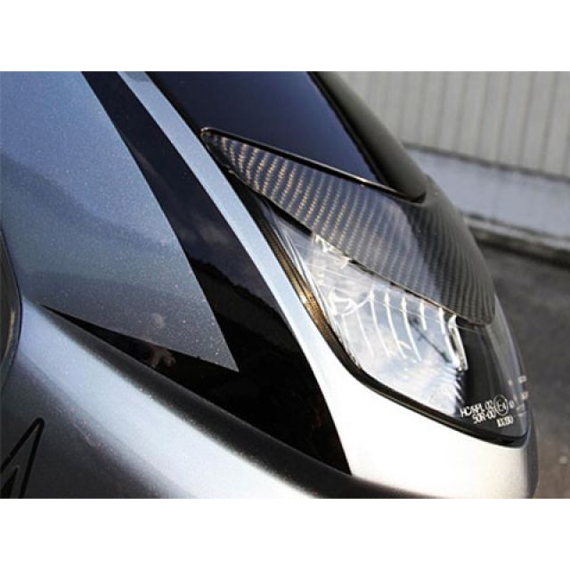 Mデザイン シグナスX 1型 シグナスX 1型 ヘッドライトアイライン（SE12J） 仕様 カーボン製（黒） M-DESIGN バイクの通販は