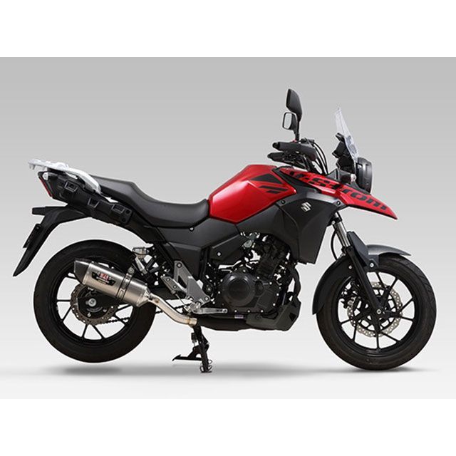 ヨシムラ V-Strom250 Slip-On R-77S サイクロン カーボンエンド EXPORT SPEC 政府認証 STC YOSHIMURA