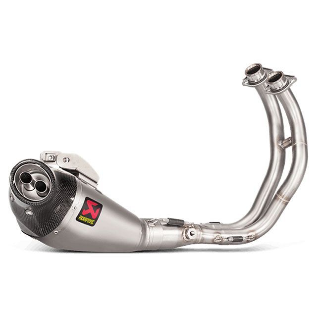 アクラポビッチ MT-07 TRACER XSR700 フルエキゾーストマフラー レーシング（チタン） AKRAPOVIC
