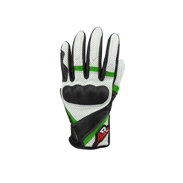 フォーアール LG04 ハードプロテクション オールシーズングローブ（ホワイト/グリーン） サイズ XS 4R