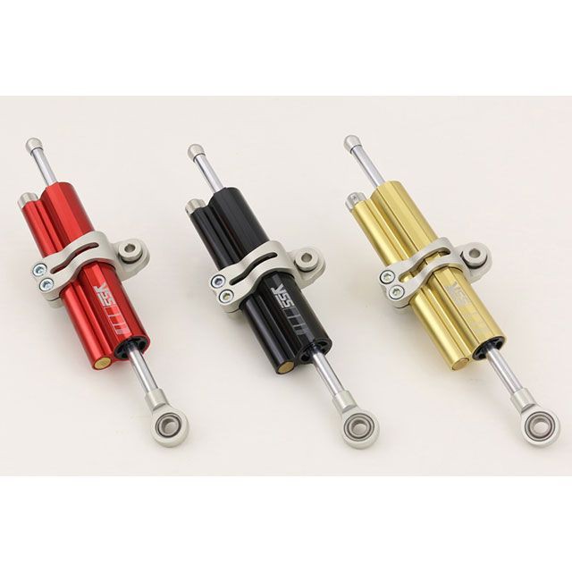 YSS 汎用 ステアリングダンパー ECI-88 A-Clamp カラー レッド 有効ストローク 75mm YSS RACING バイク