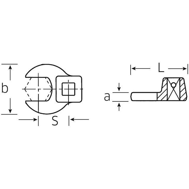 スタビレー 540A-1.3/8(3/8SQ)クローフットスパナ(02500060) STAHLWILLE スタビレー 540A-1.3/8(3/8SQ)クローフットスパナ(02500060) STAHLWILLE