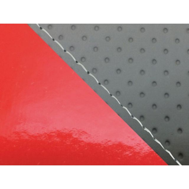 グロンドマン CBR1000RR CBR1000RR（SC57） 国産シートカバー 張替 エンボス灰＆エナメルレッド 仕様 透明ステッチ 適合 シン…の通販は 8,153円